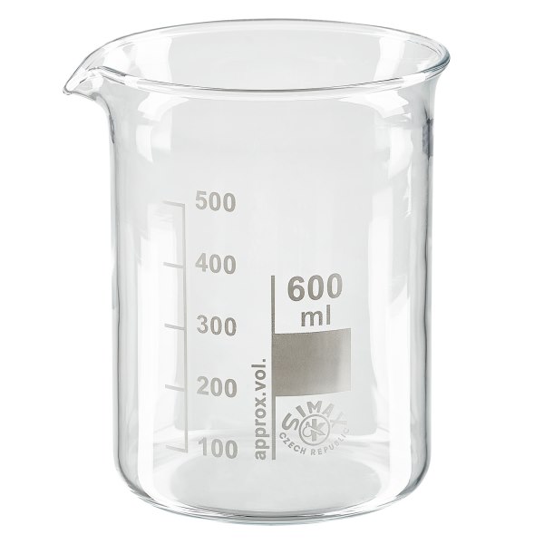 Becherglas - Messbecher - 1000ml - Borosilikatglas - niedrige Form